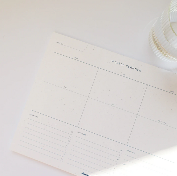 Weekly Planner Notepad – Craft and Company