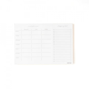 Meal planner notepad