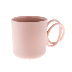 Twisted handle mug