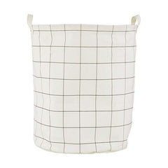 Large Grid Laundry Bag