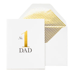 No.1 Dad Card