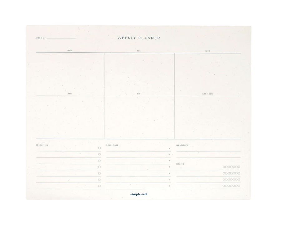Weekly Planner Notepad – Craft and Company