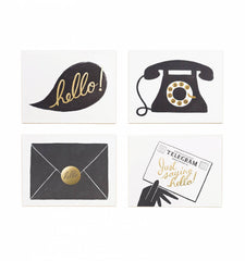 Hello! 8 card box  greeting card set