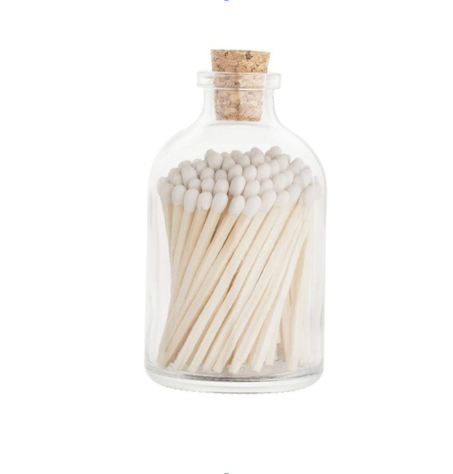 White Matchstick jar