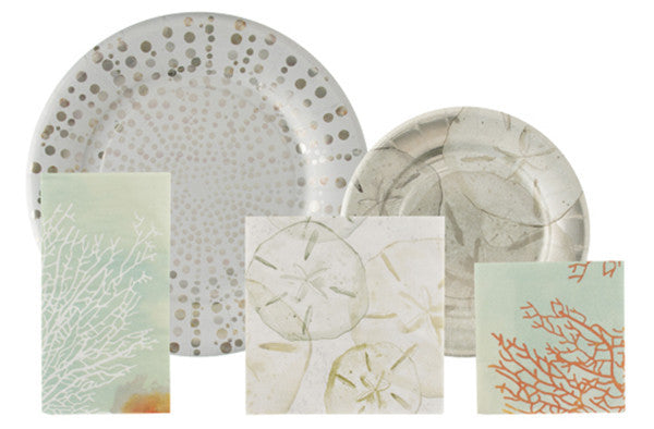 Ocean Fine Paper Luncheon Plates